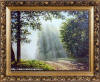 33 картина маслом солнечный день в лесу художник Салават Гильманшин