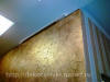 3 декоративная штукатурка мистик эффект трещин на стене покрытая бронзой