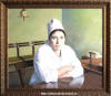 40 картина маслом портрет женщины врача художник Салават Гильманшин