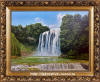 43 картина маслом красивый водопад художник Салават Гильманшин